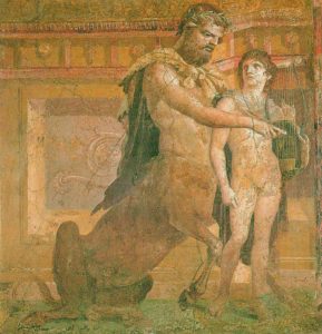Chiron_instructs_young_Achilles_-_Ancient_Roman_fresco (1)
